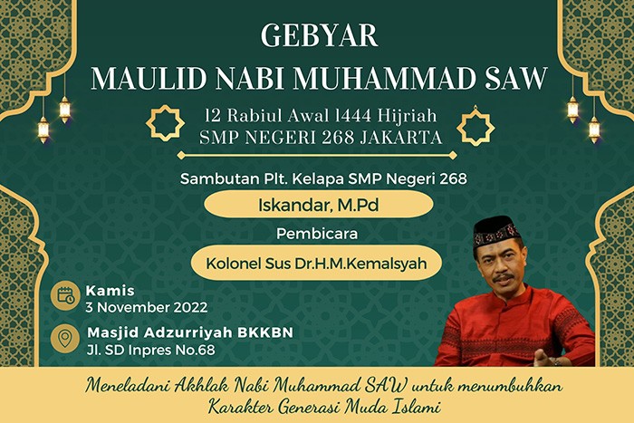 MAULID NABI MUHAMMAD SAW 1444H